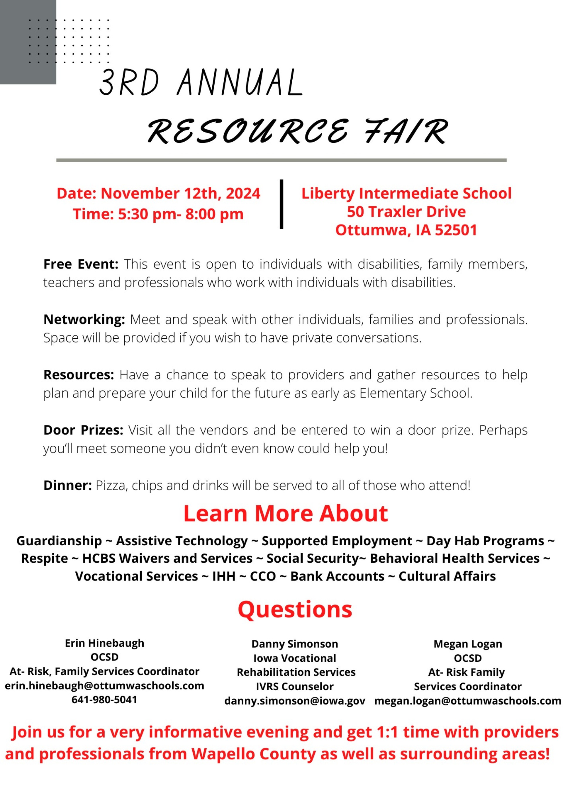 3rd Annual Resource Fair