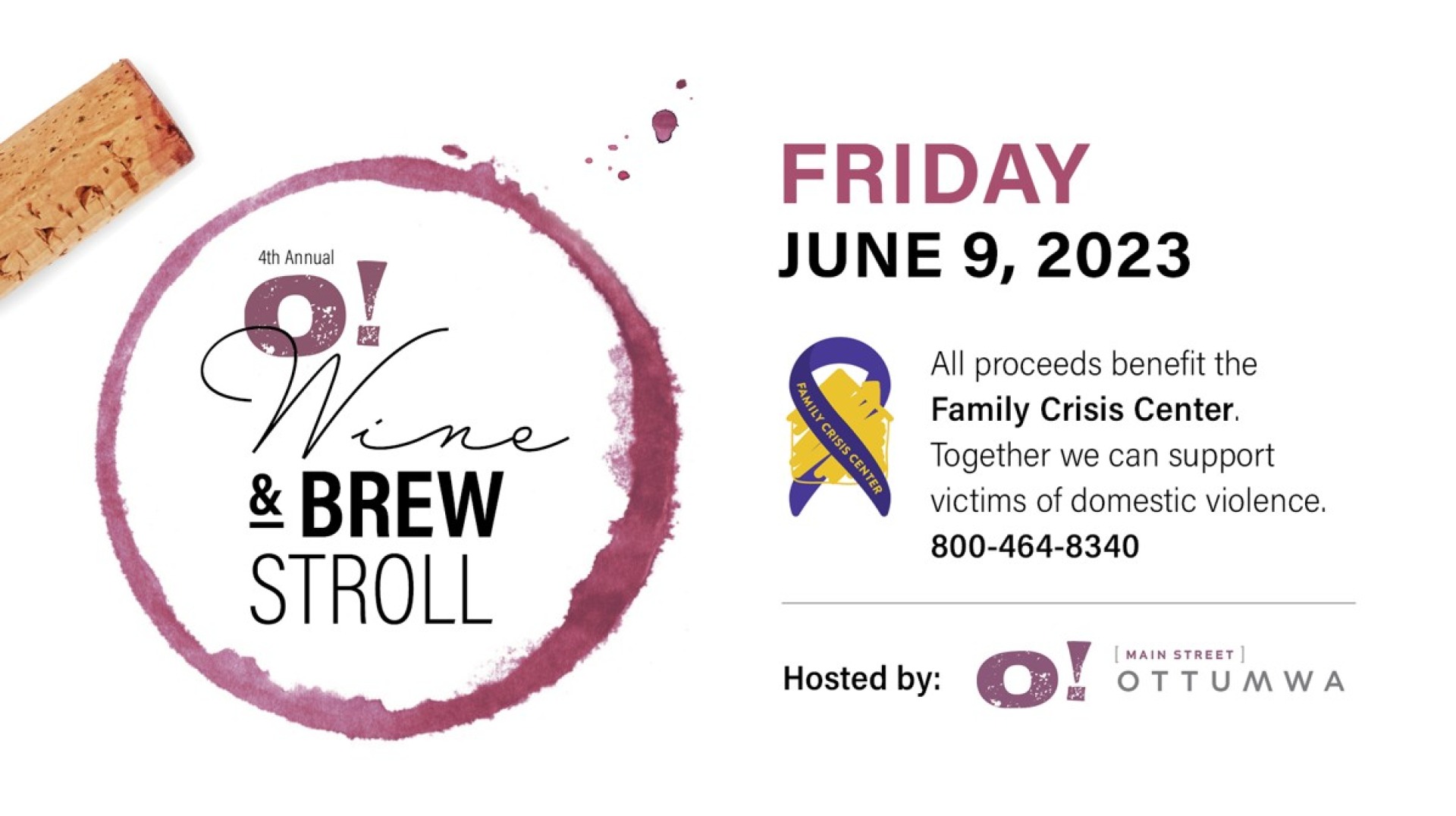 4th Annual O! Wine & Brew Stroll