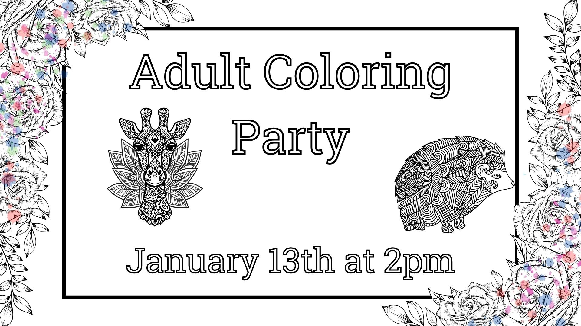 Adult Coloring Party