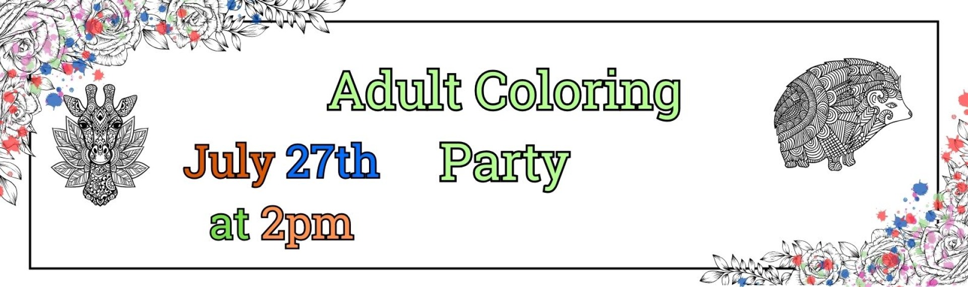 Adult Coloring Party