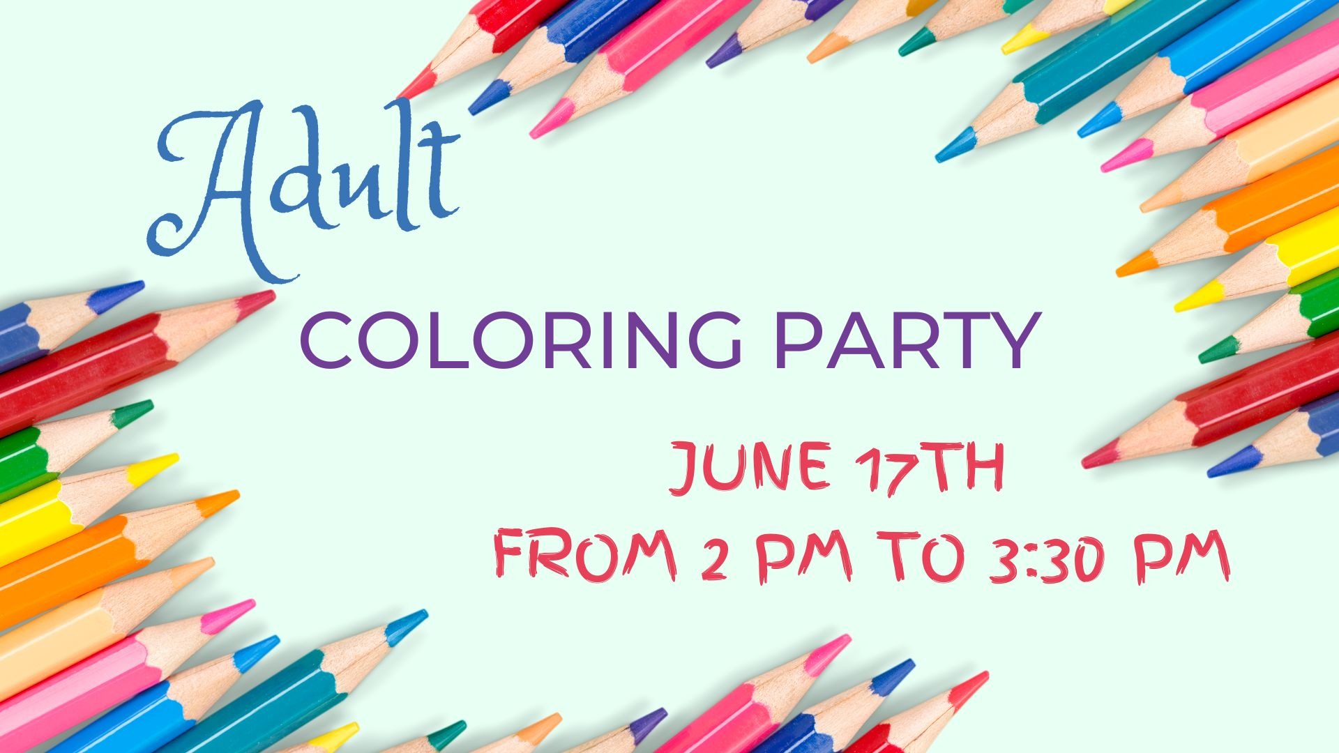 Adult Coloring Party