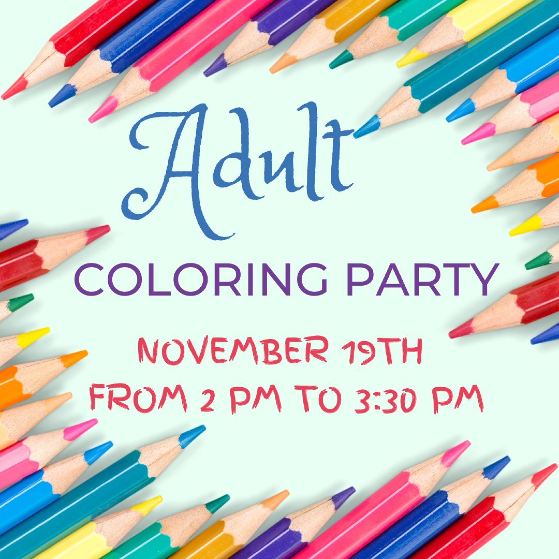 Adult Coloring Party