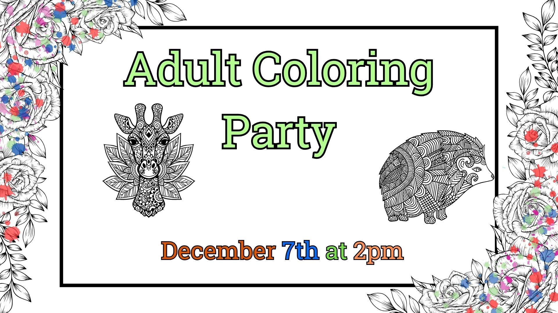 Adult Coloring Party