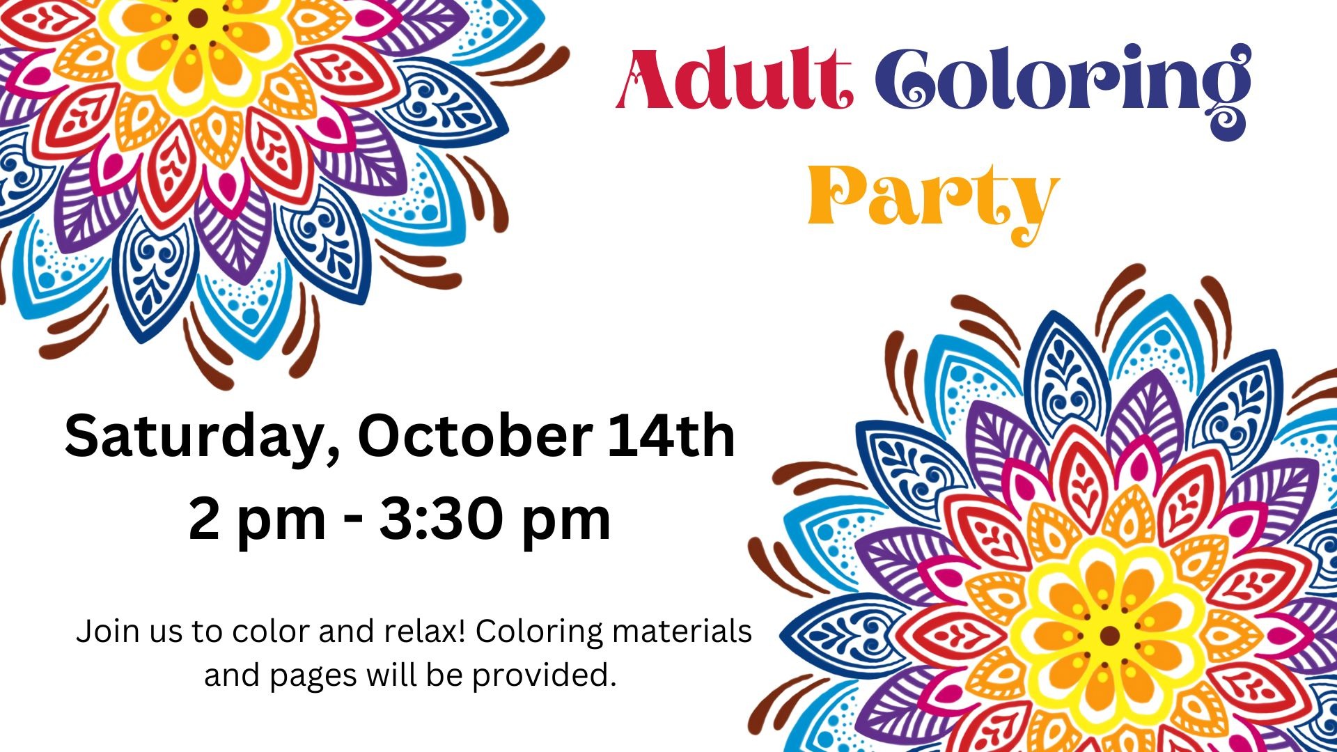 Adult Coloring Party