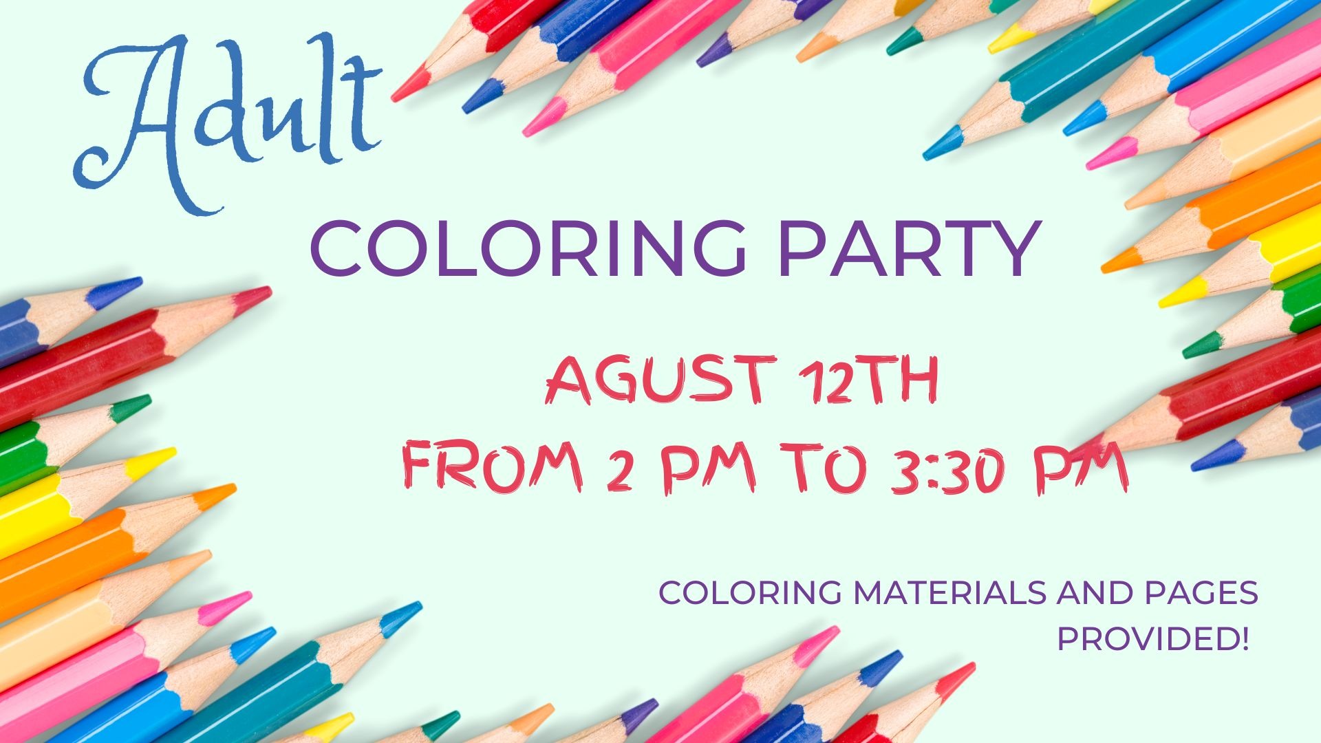 Adult Coloring Party