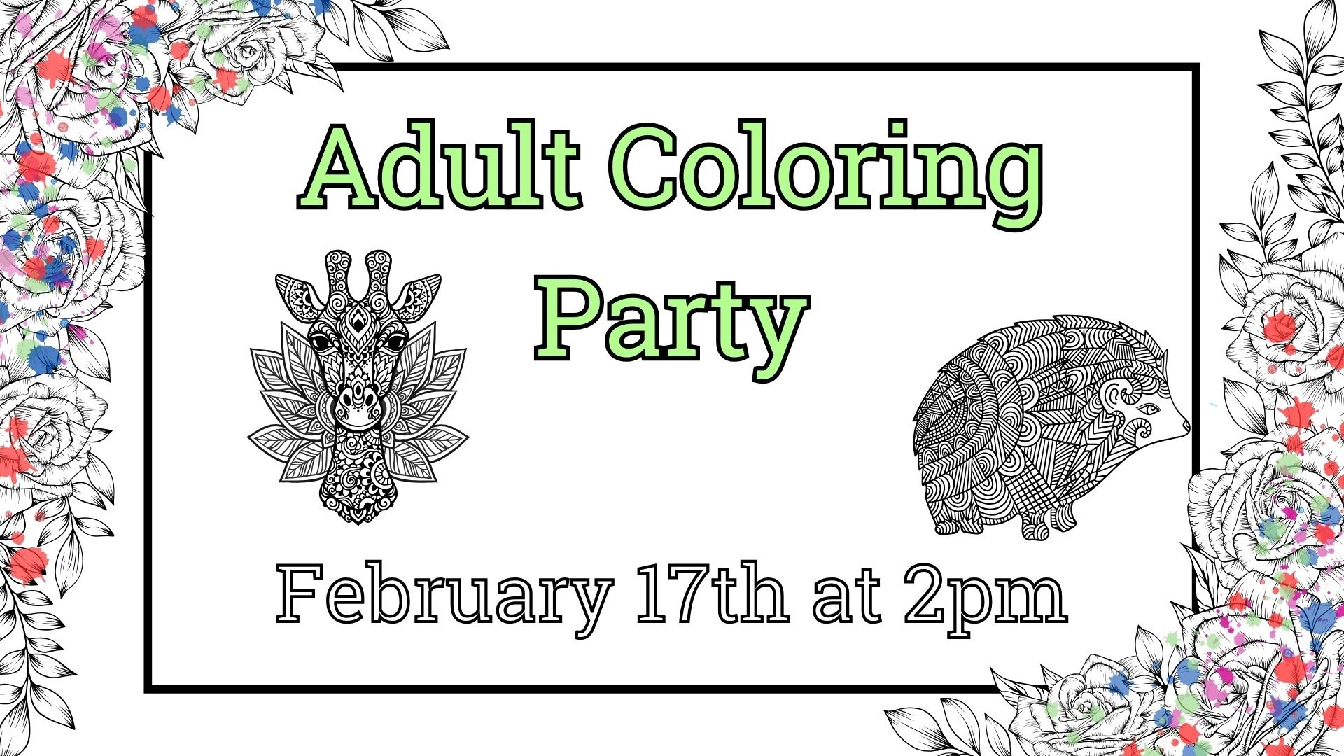 Adult Coloring Party