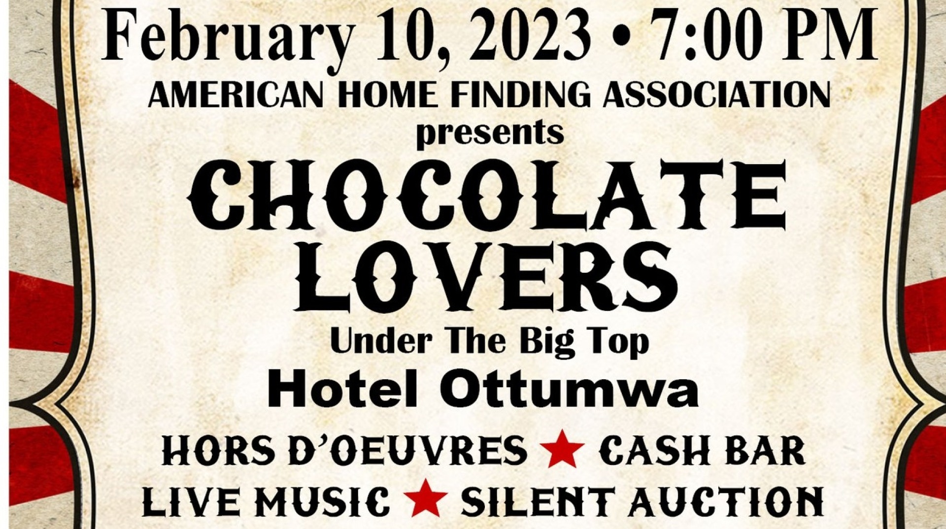 American Home Finding Assocation Presents: Chocolate Lovers