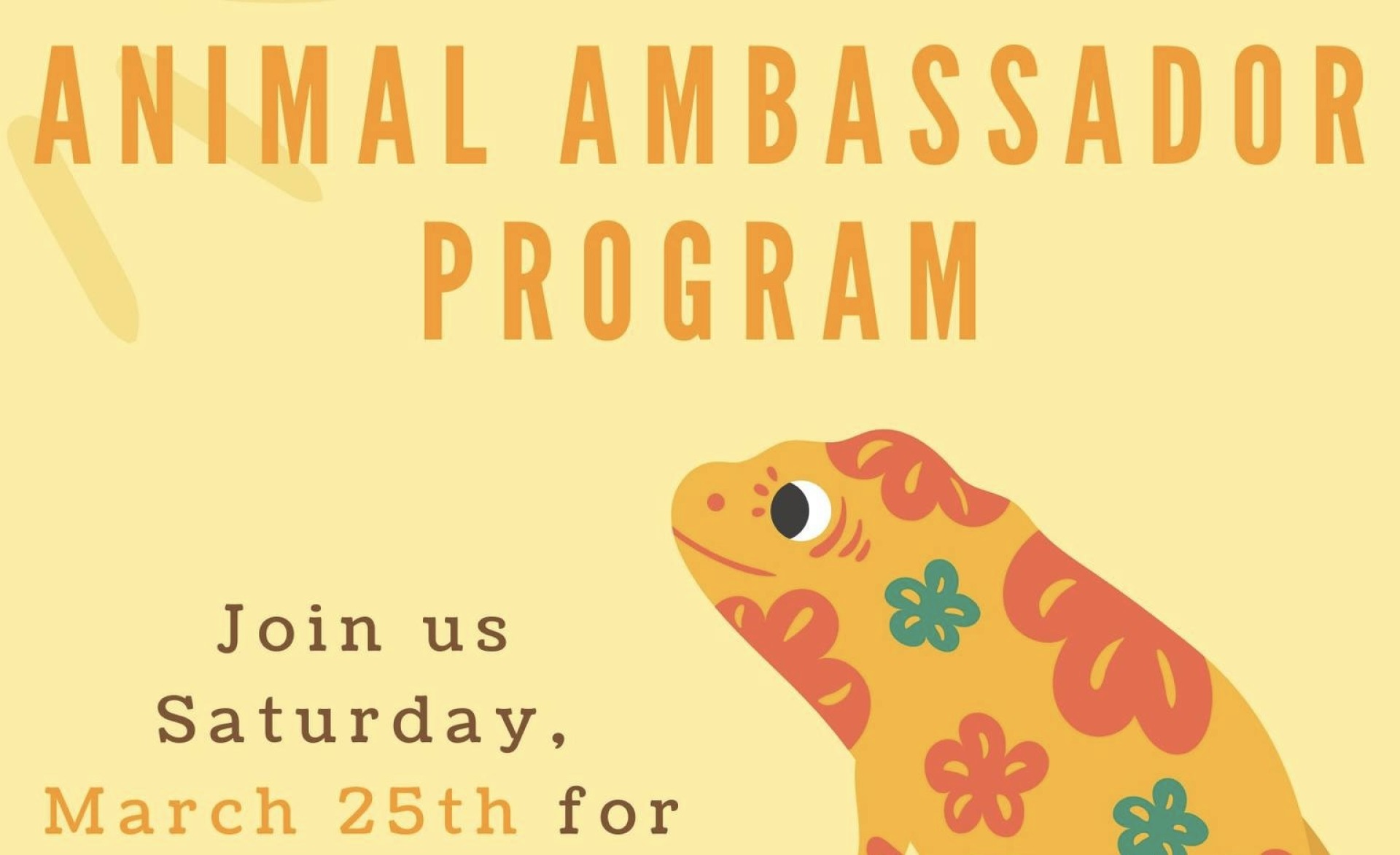 Animal Ambassador Program