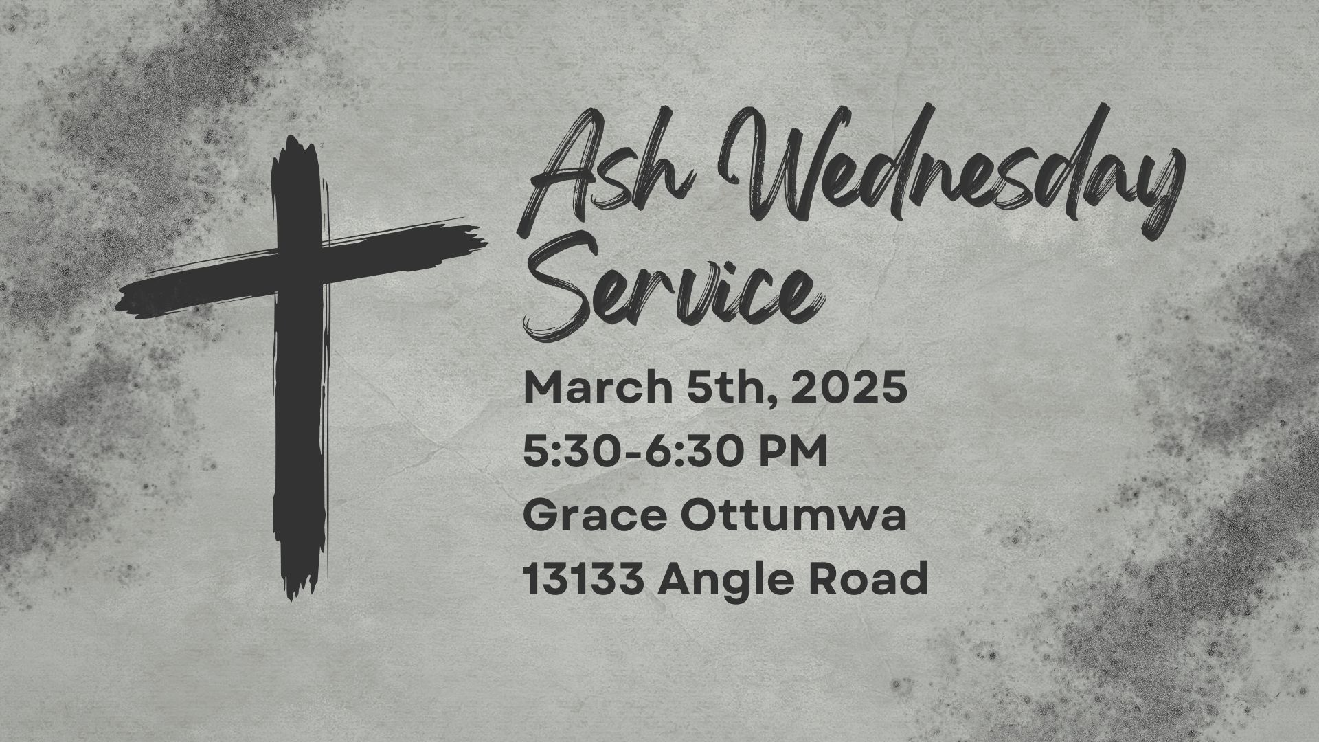 Ash Wednesday Prayer Station Service