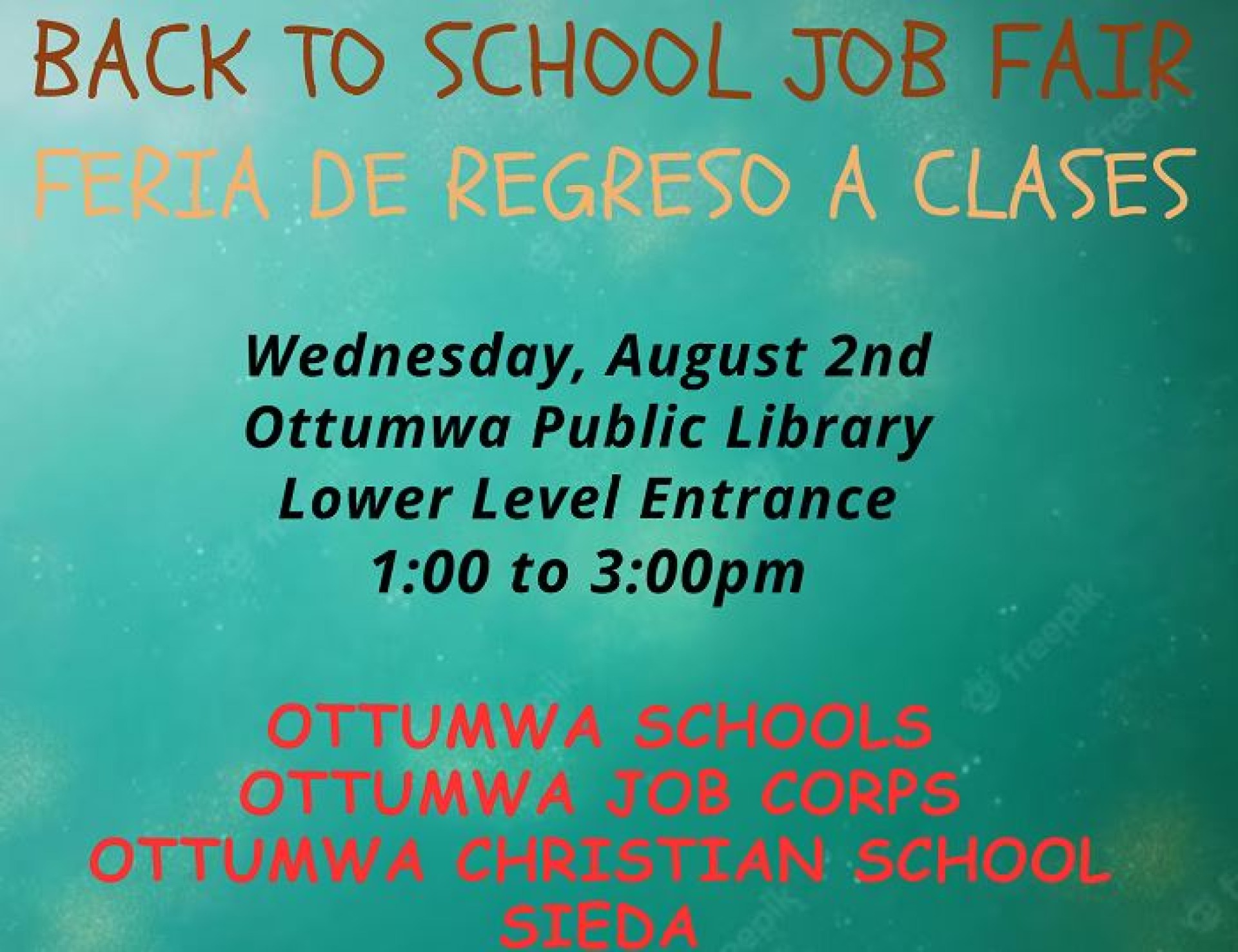 Back to School Job Fair