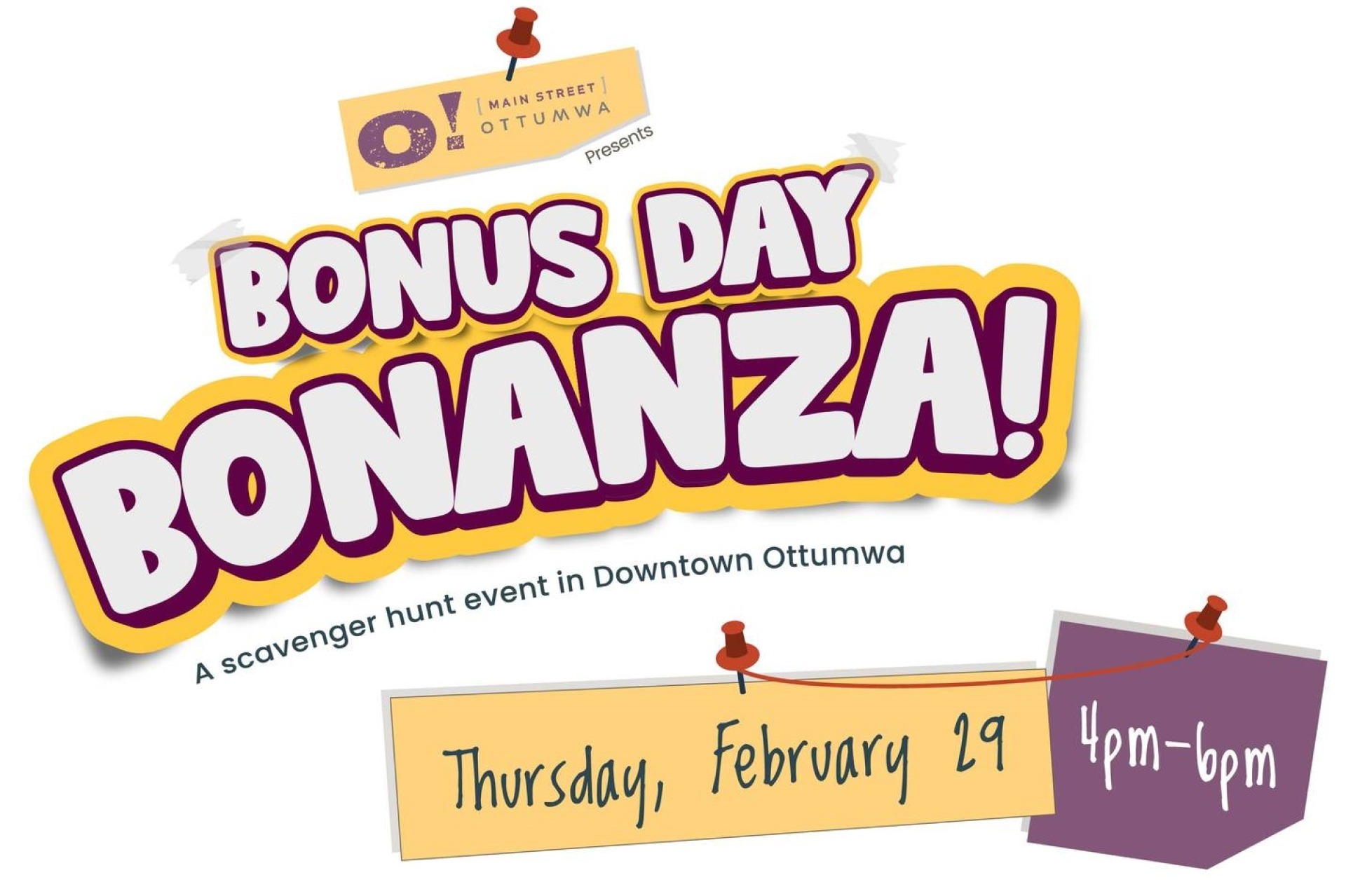 Bonus Day Bonanza Scavenger Hunt