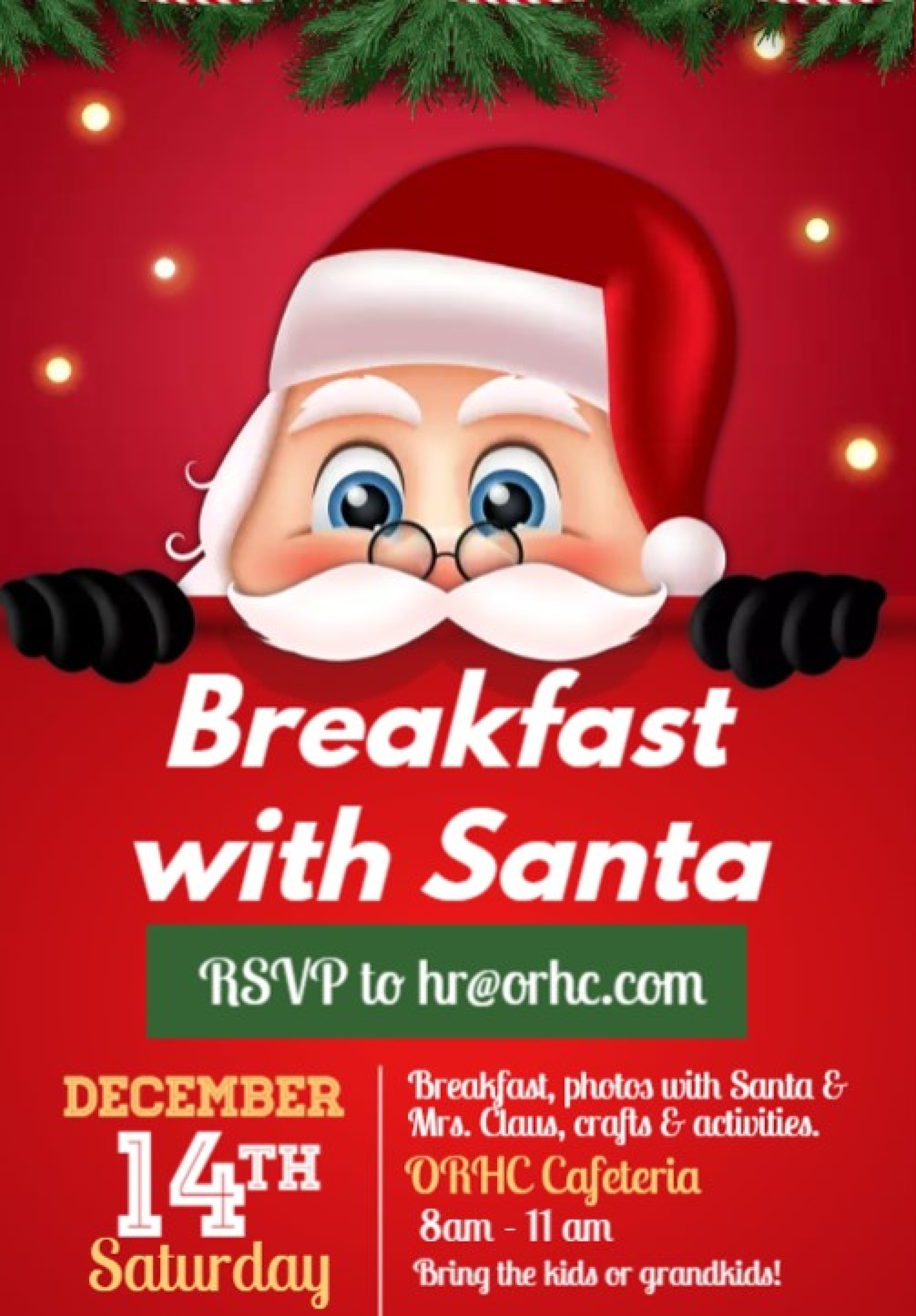 Breakfast with Santa at ORHC