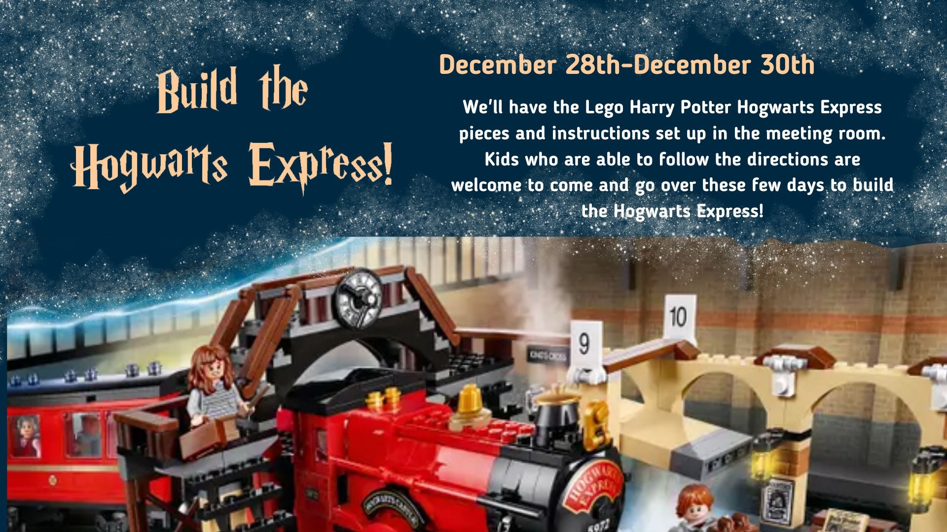 Build the Hogwarts Express!