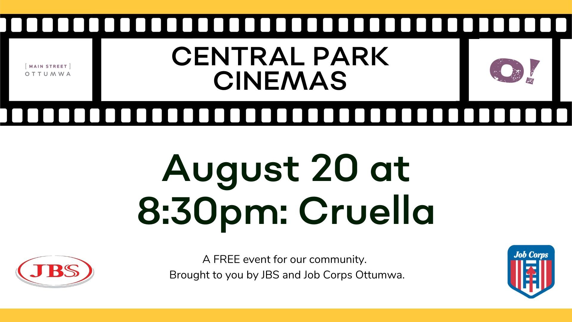 Central Park Cinema: Cruella