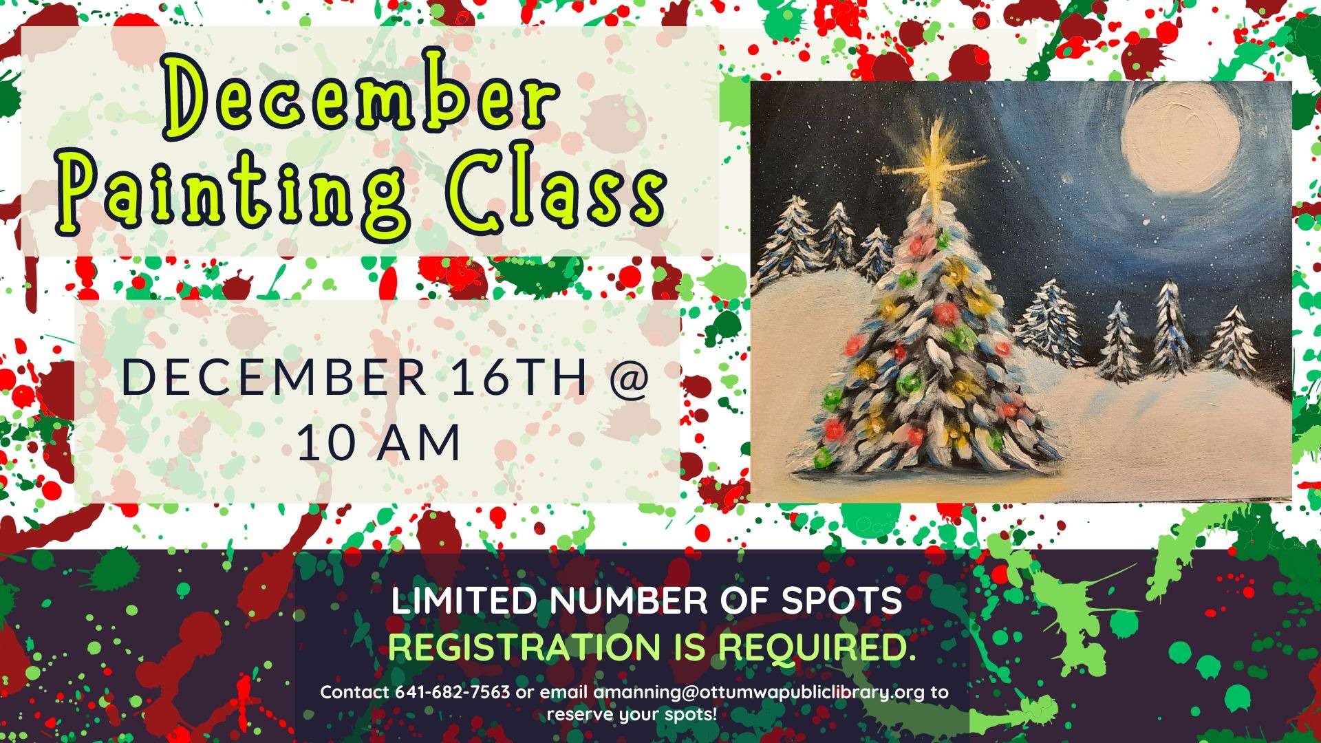 December Painting Class