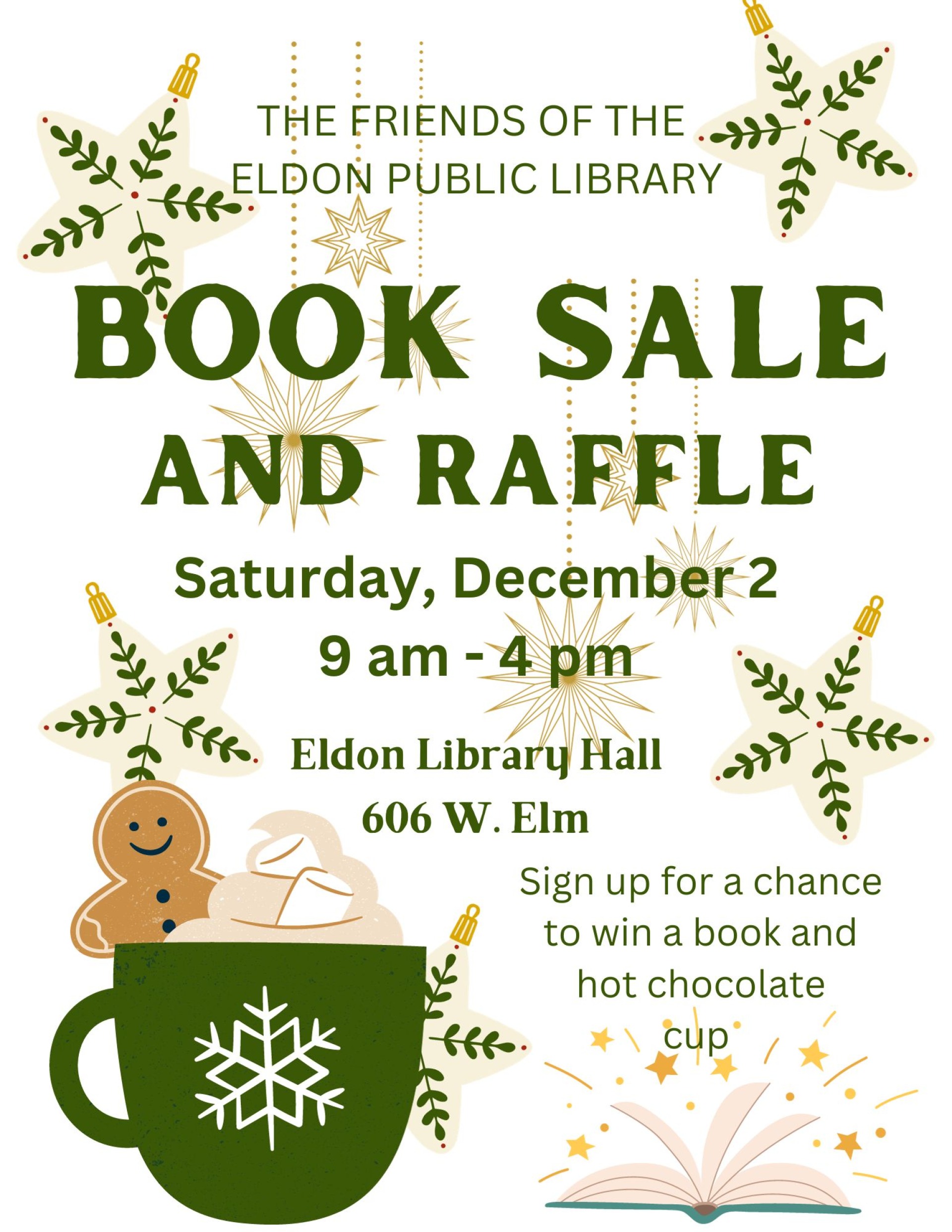 Friends of the Eldon Public Library Book Sale and Raffle