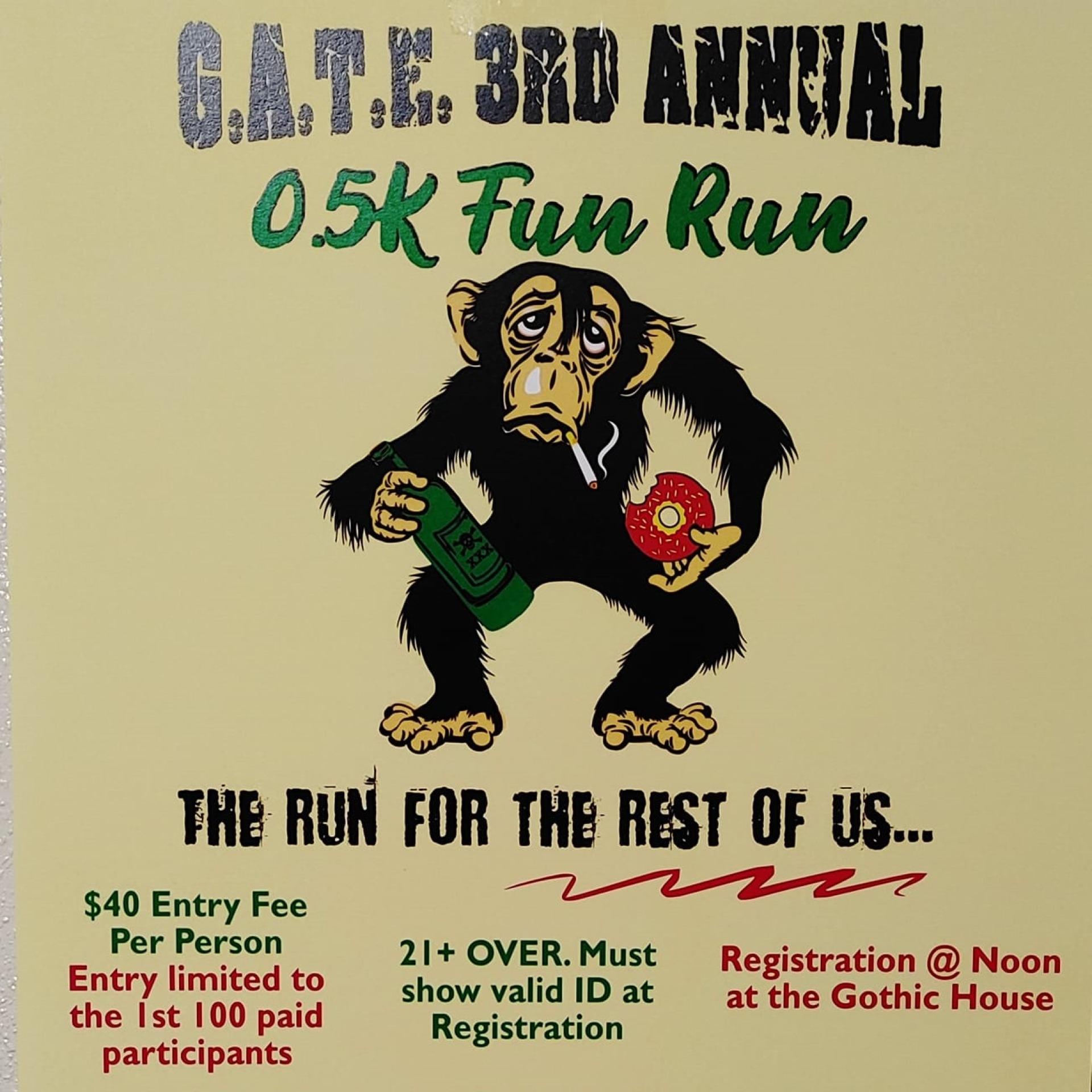 GATE 3rd Annual Fun Run 