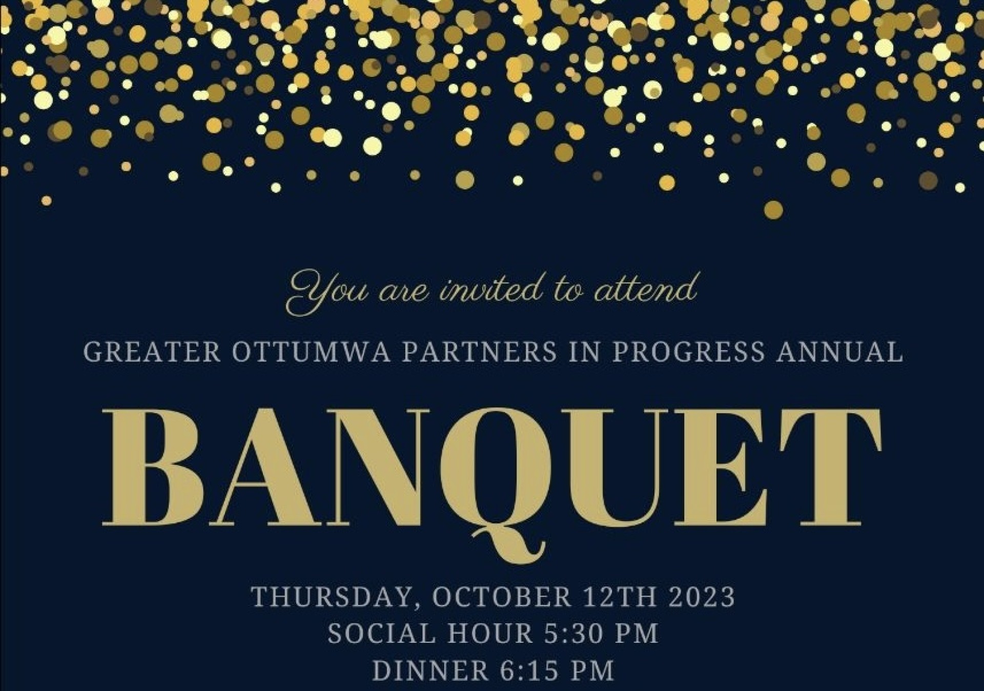 Greater Ottumwa Partners in Progress Banquet