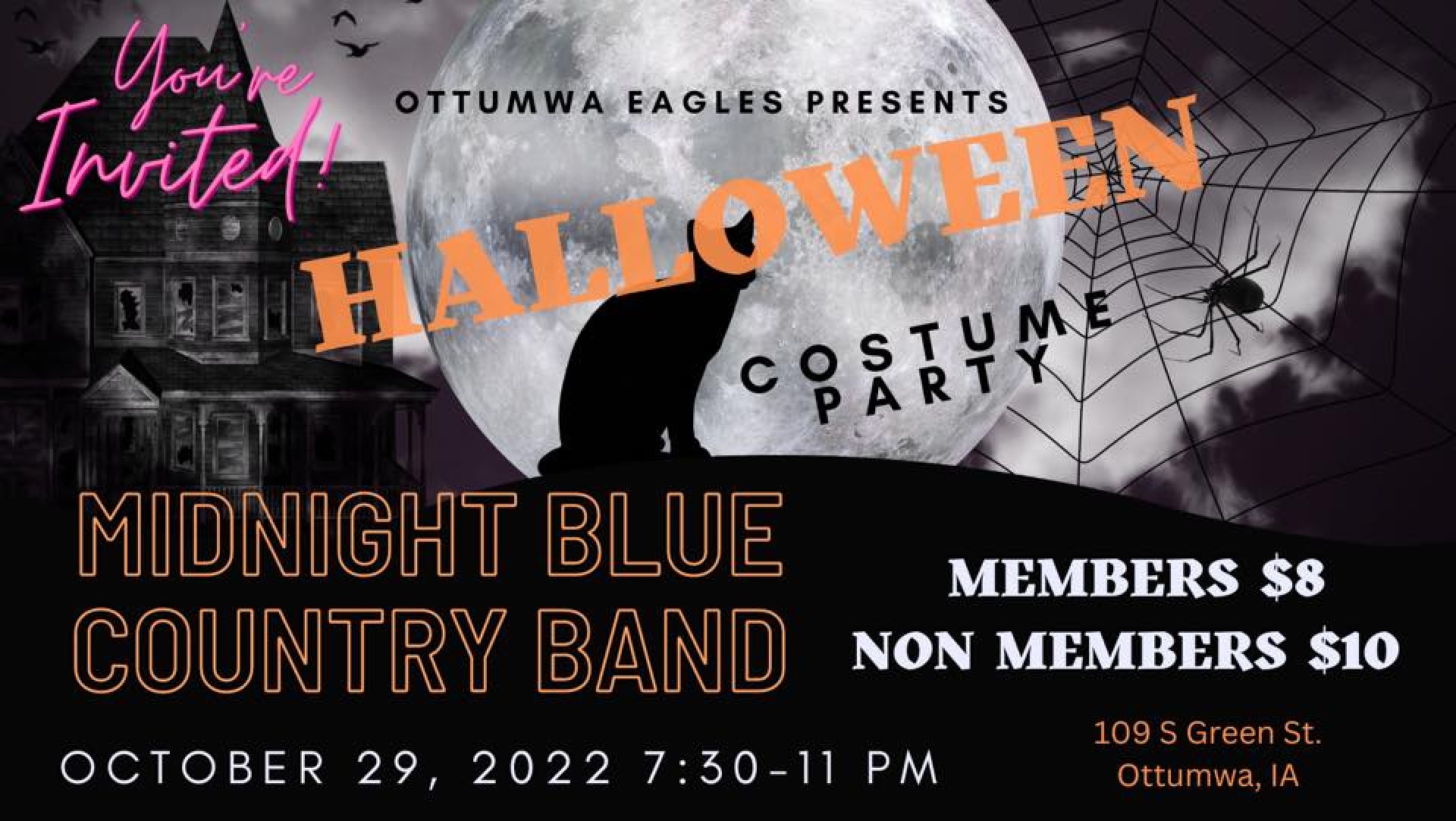 Halloween Party with Midnight Blue