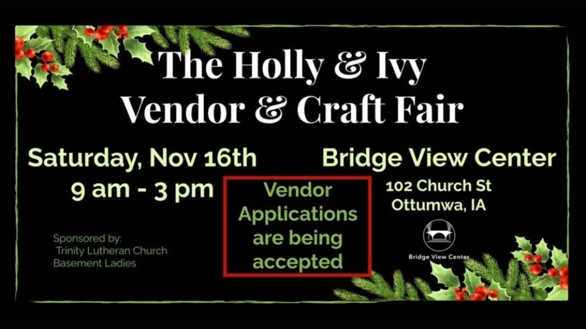 Holly & Ivy Vendor & Craft Fair