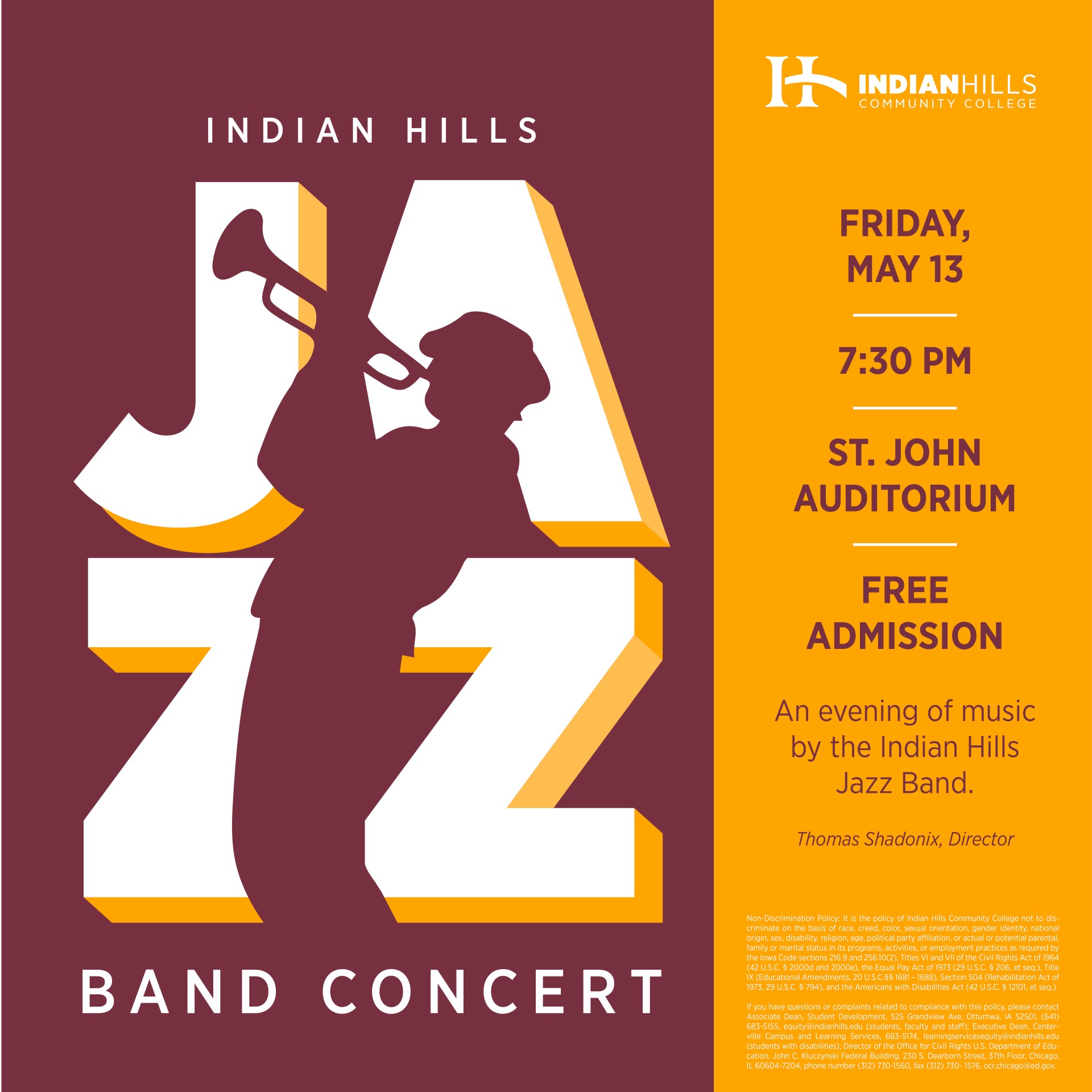 Indian Hills Jazz Band Concert