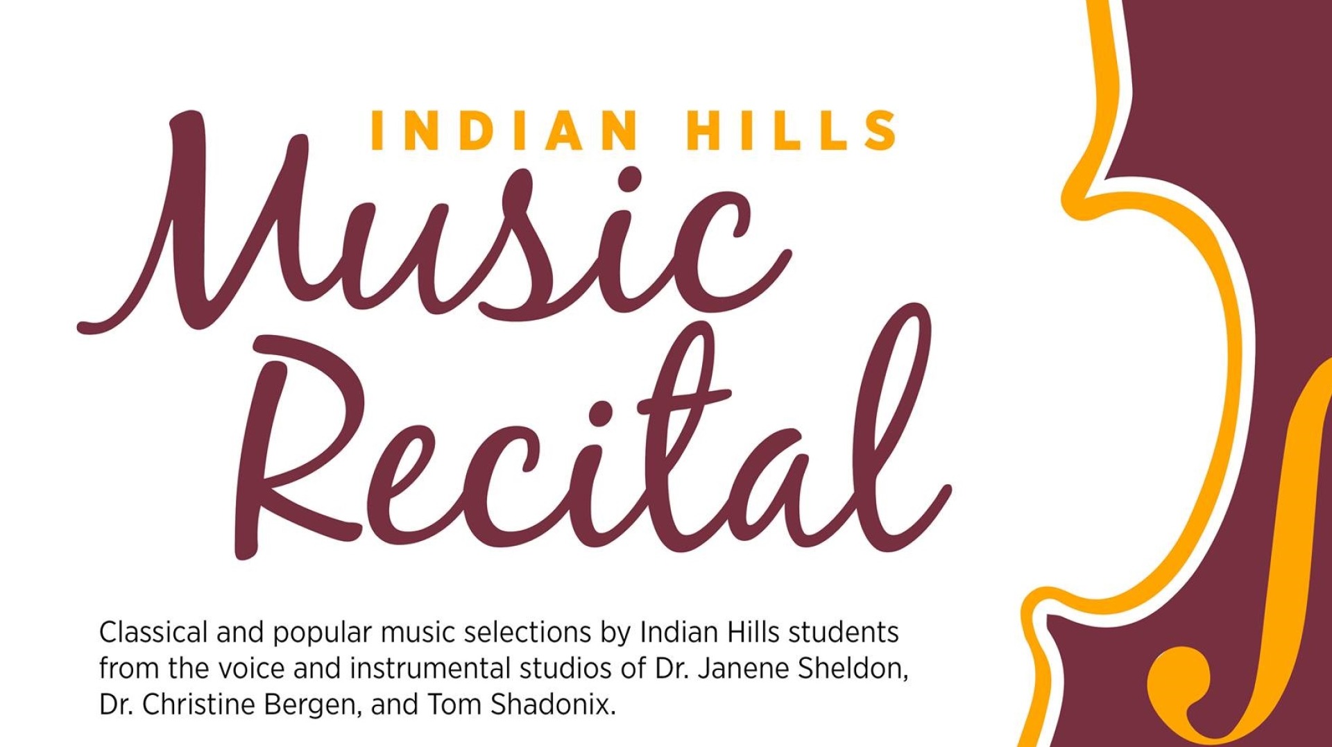 Indian Hills Music Recital