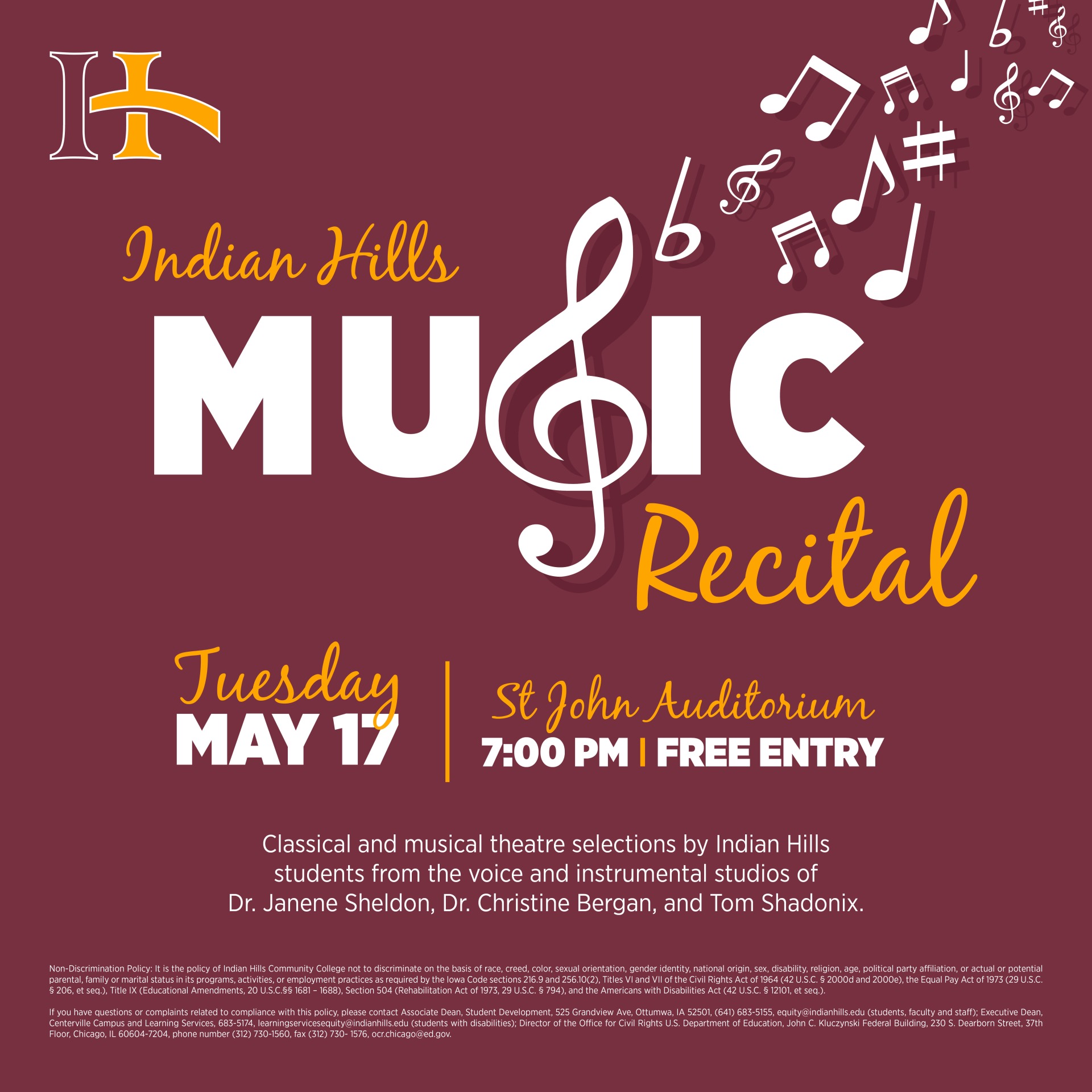 Indian Hills Music Recital