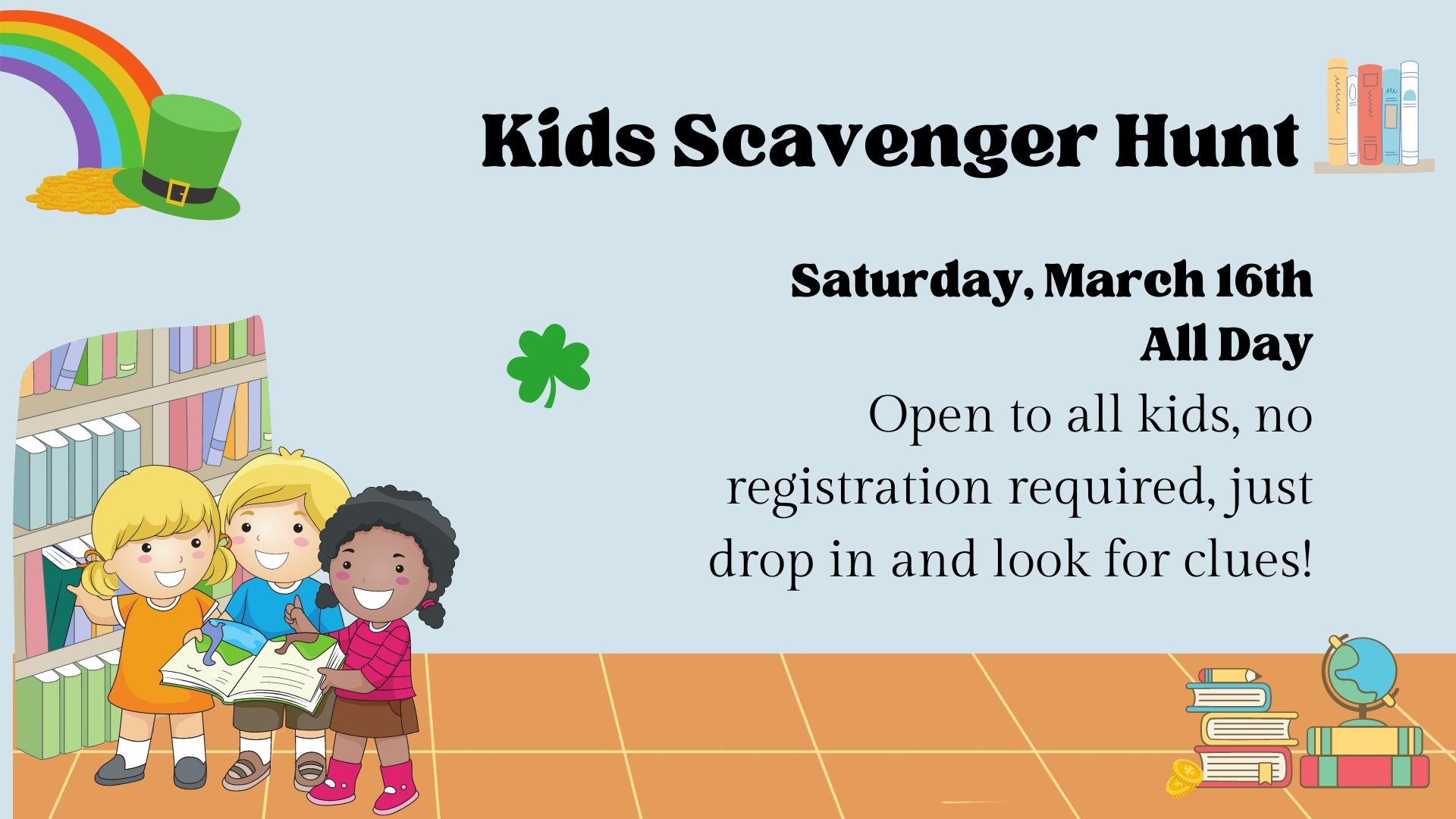 Kids St. Patrick's Day Scavenger Hunt 