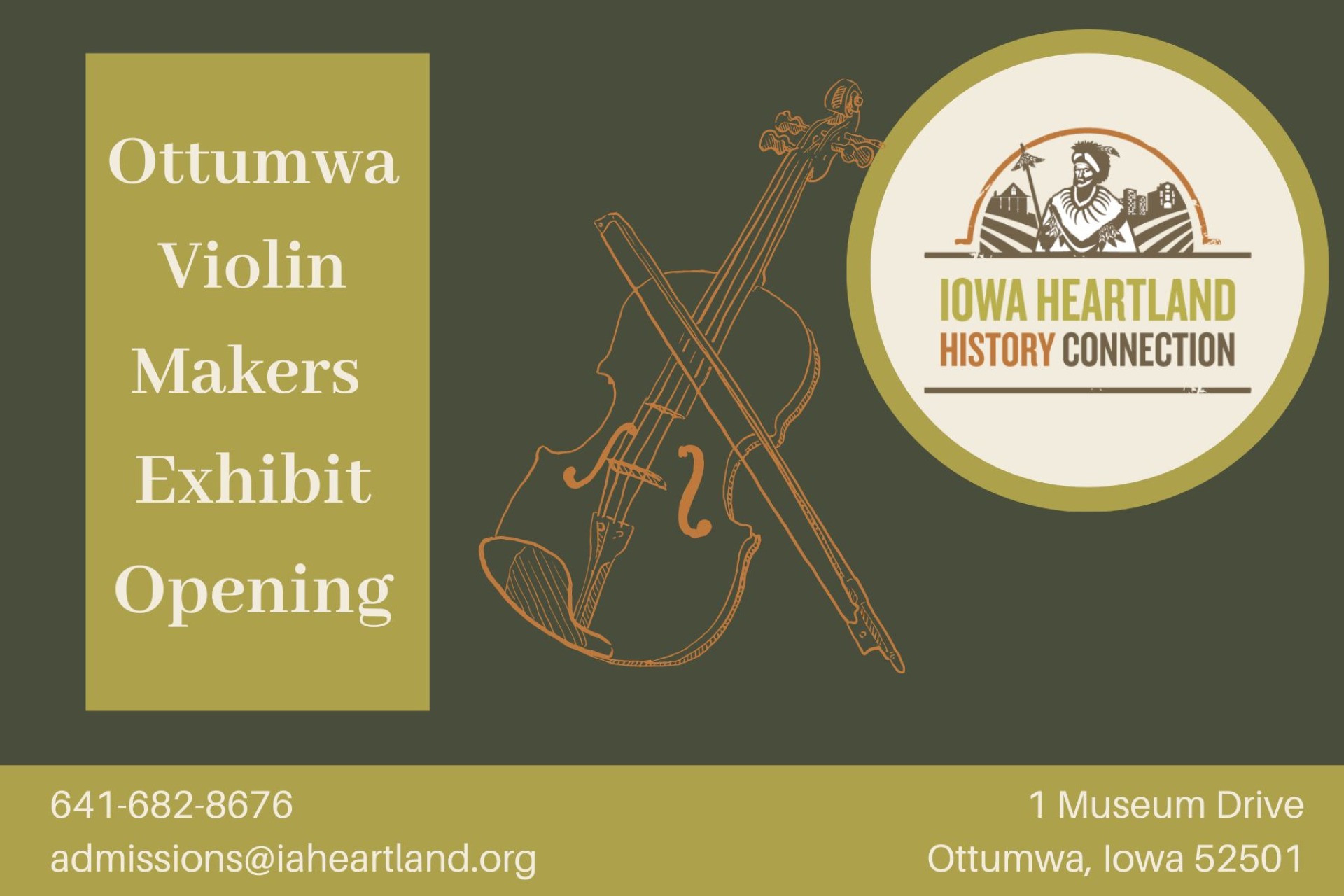 Ottumwa Violin Makers Exhibit Opening