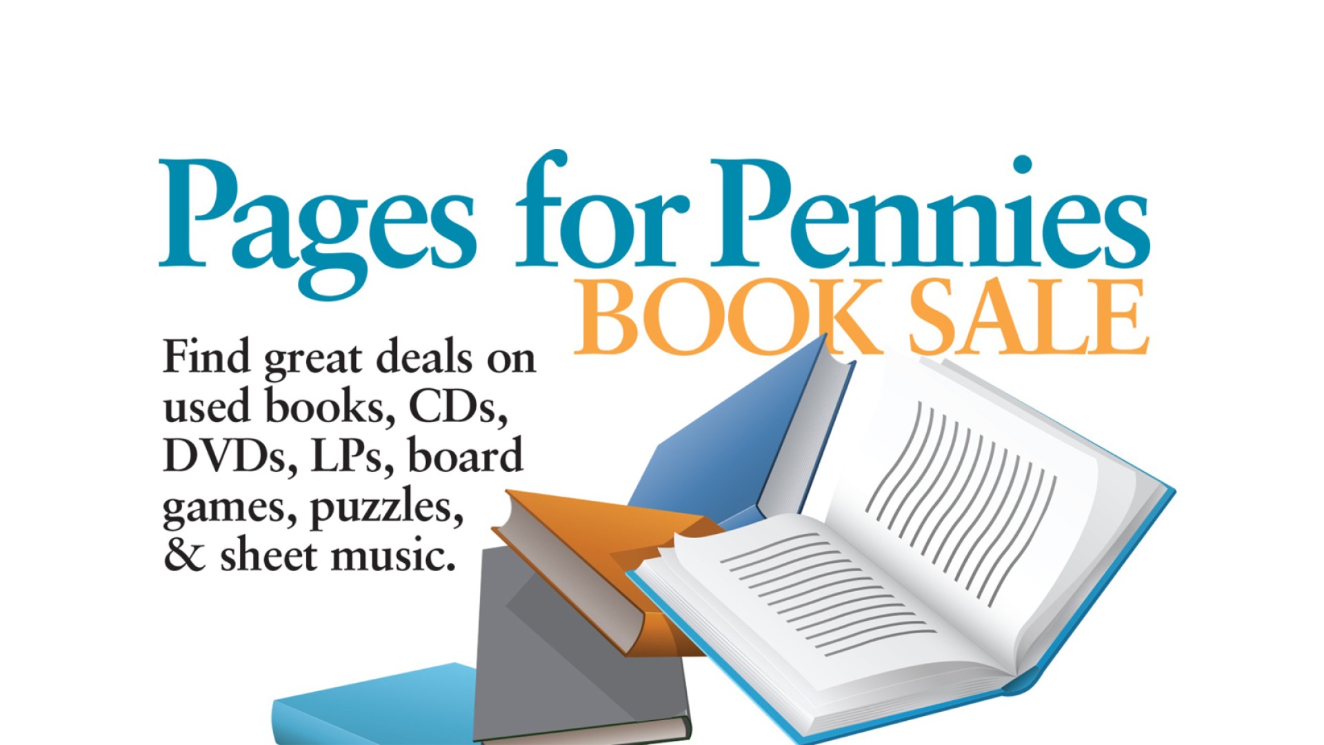 Pages for Pennies Book Sale