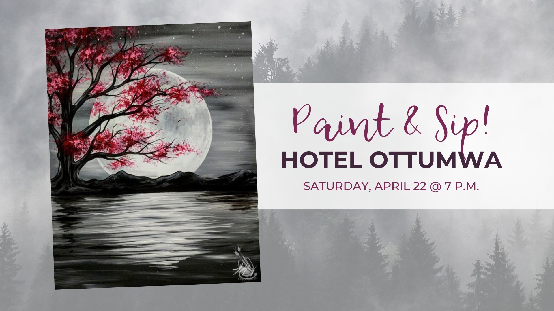 Paint & Sip at Hotel Ottumwa