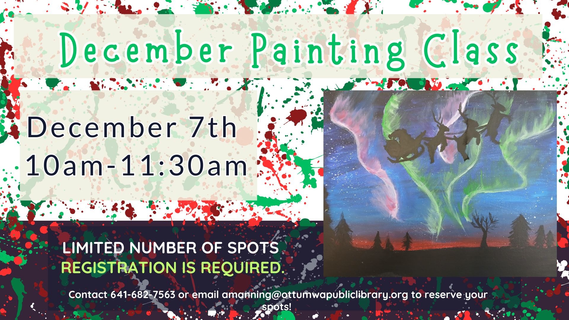 Painting Class: Ottumwa Public Library