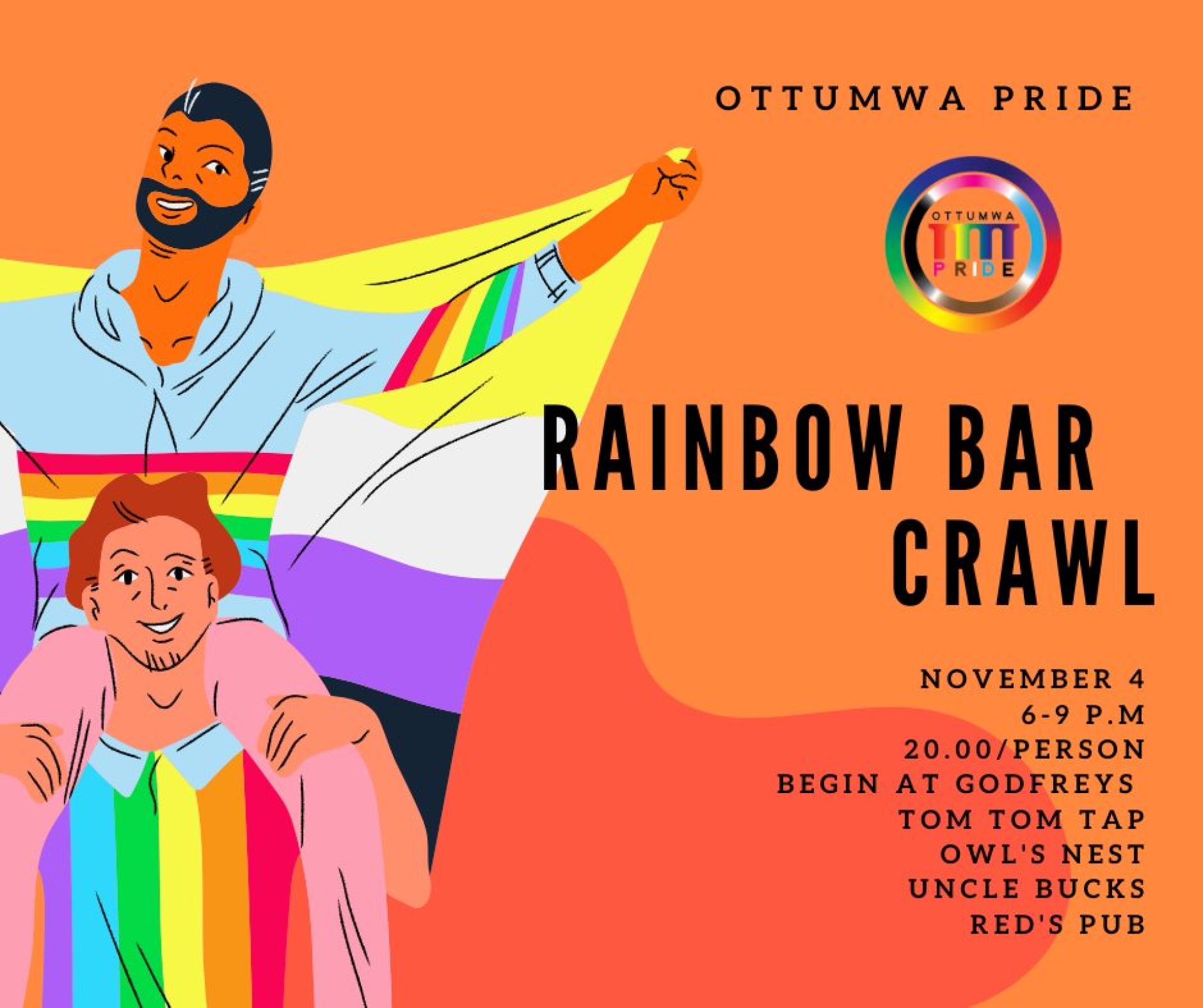 Rainbow Bar Crawl