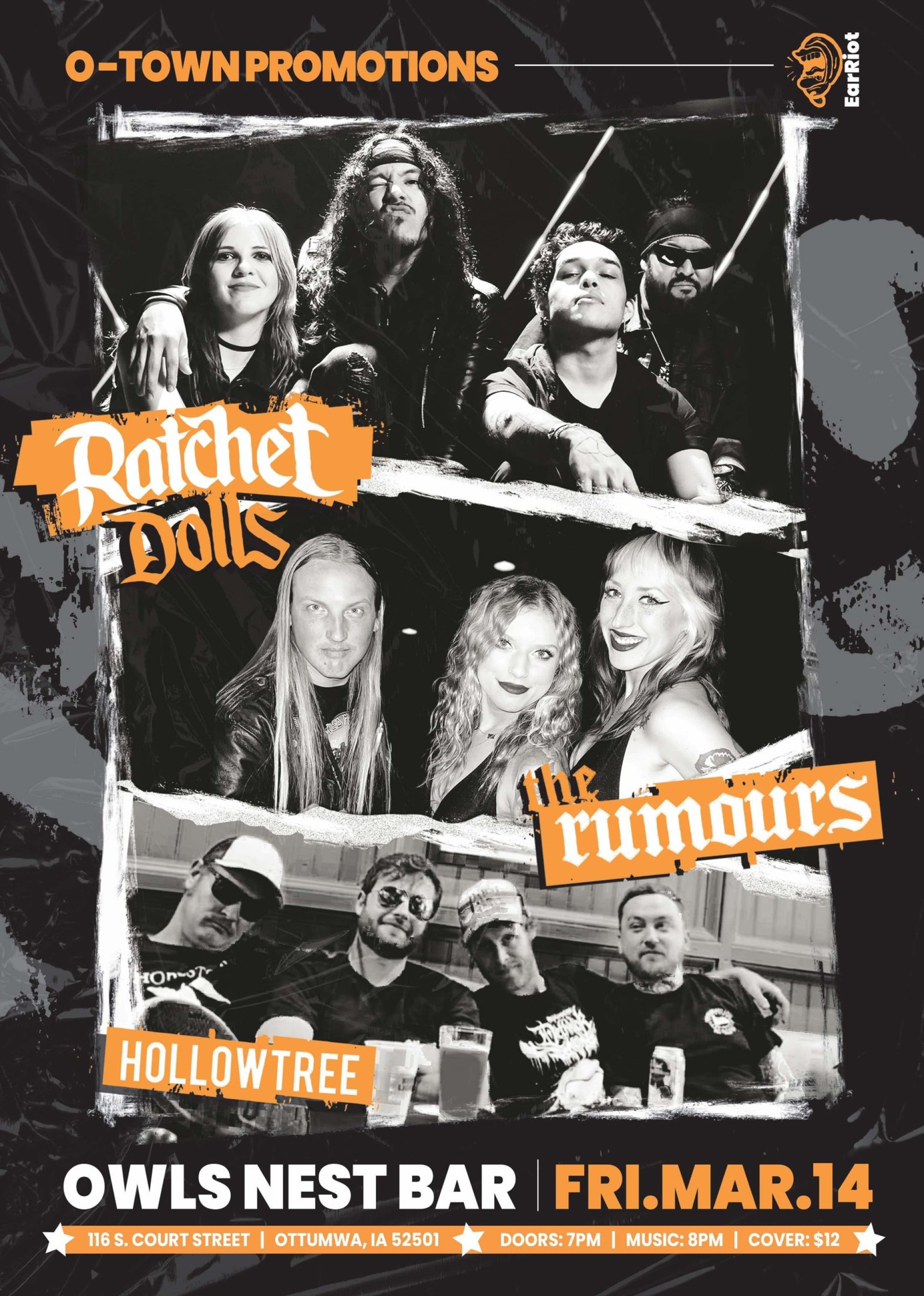 Ratchet Dolls with The Rumours & Hollowtree