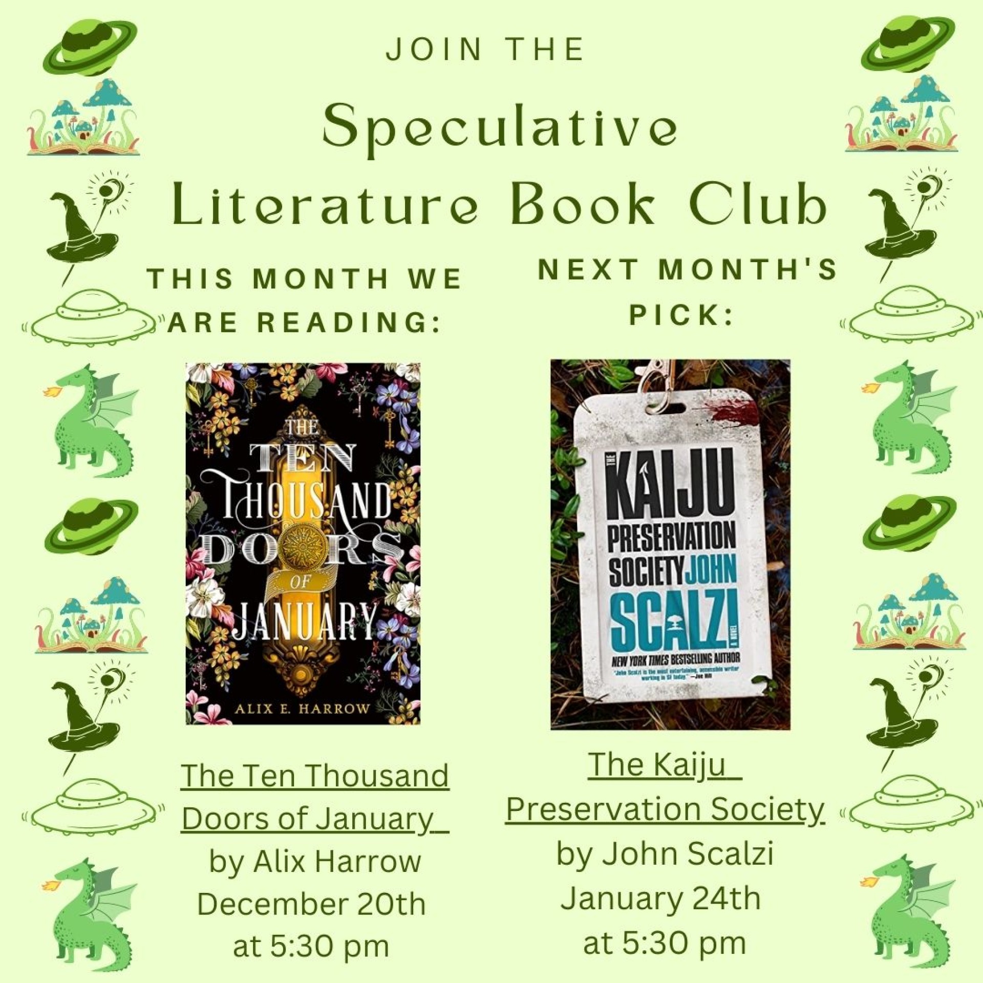 Speculative Literature Book Club