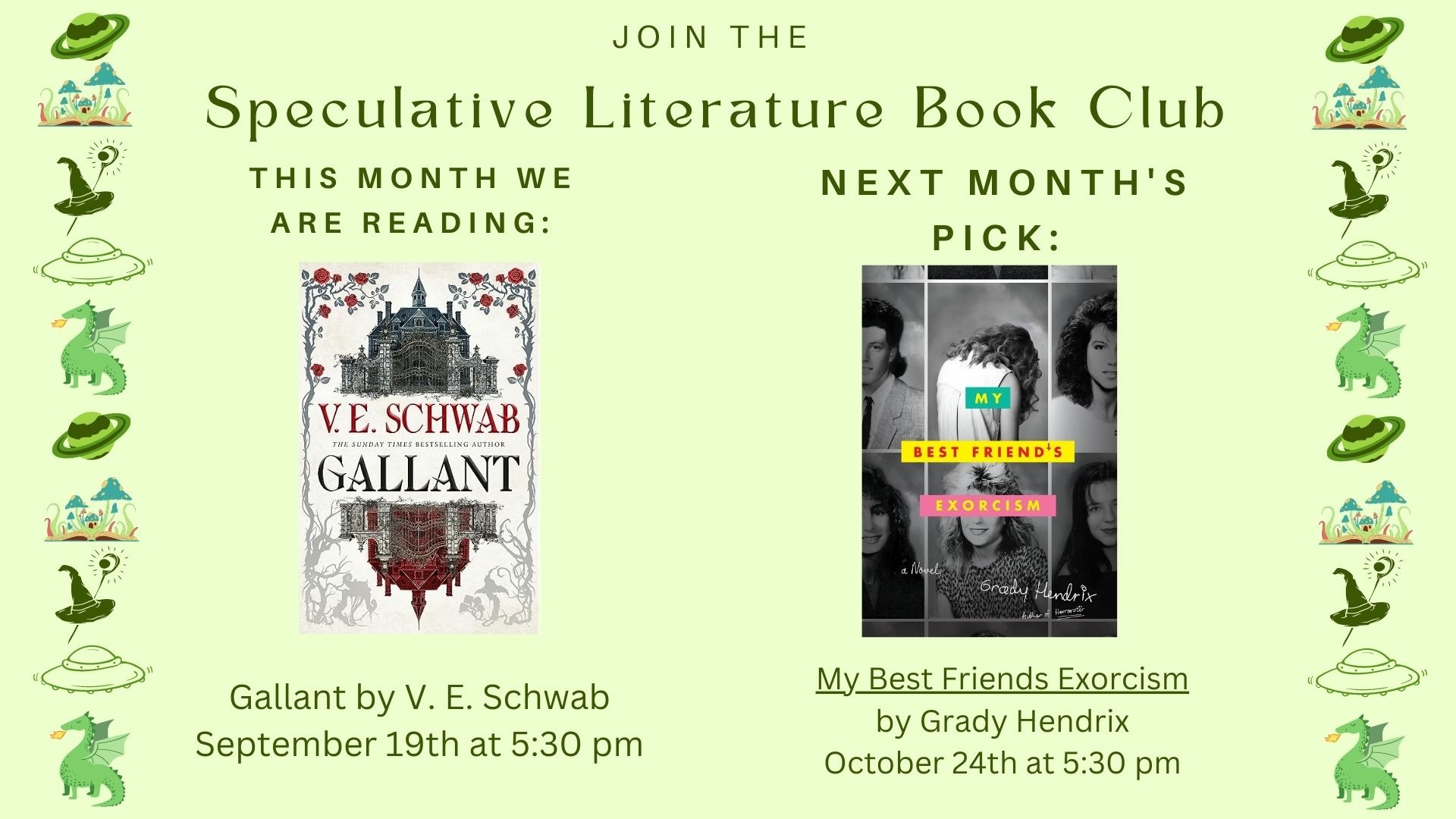 Speculative Literature Book Club