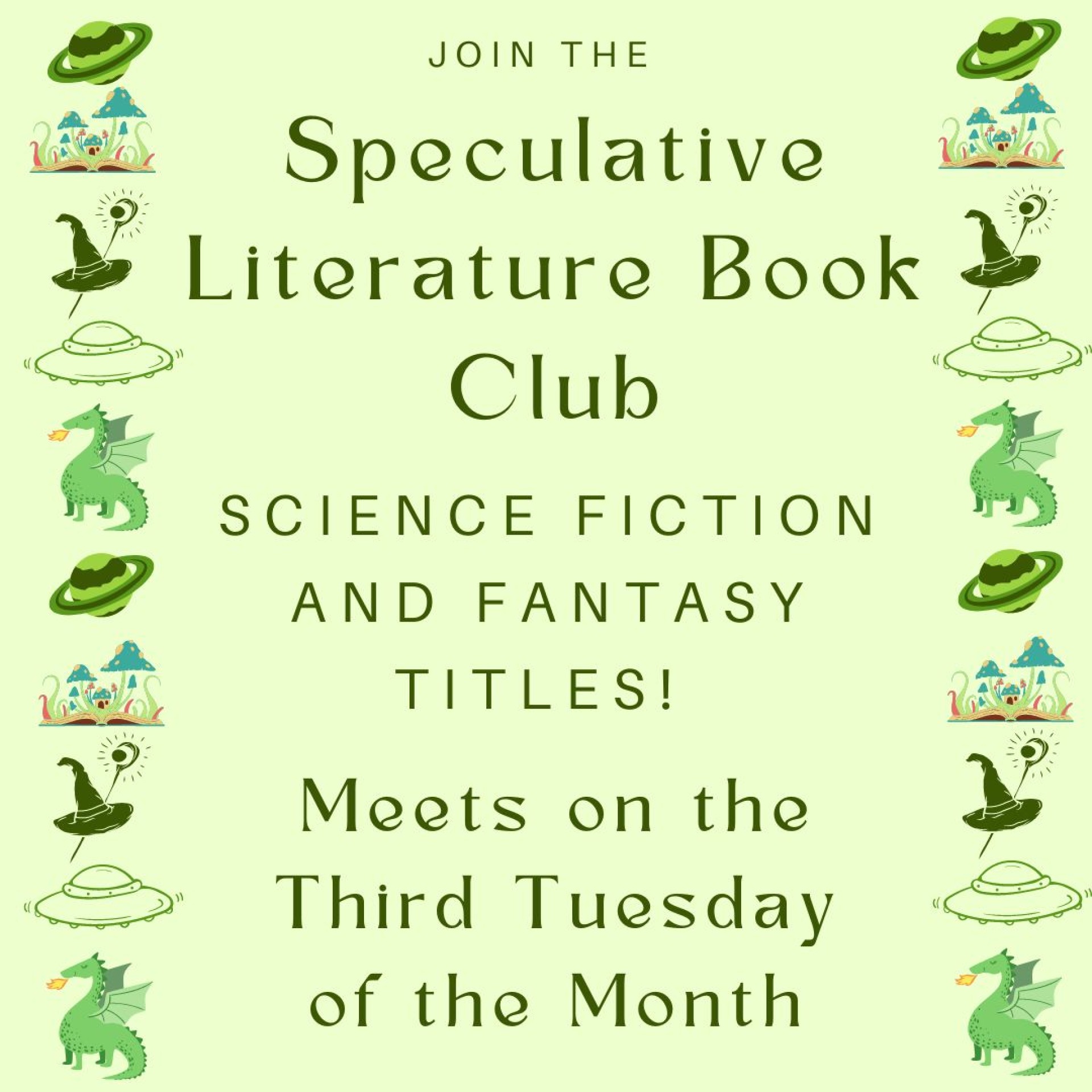 Speculative Literature Book Club