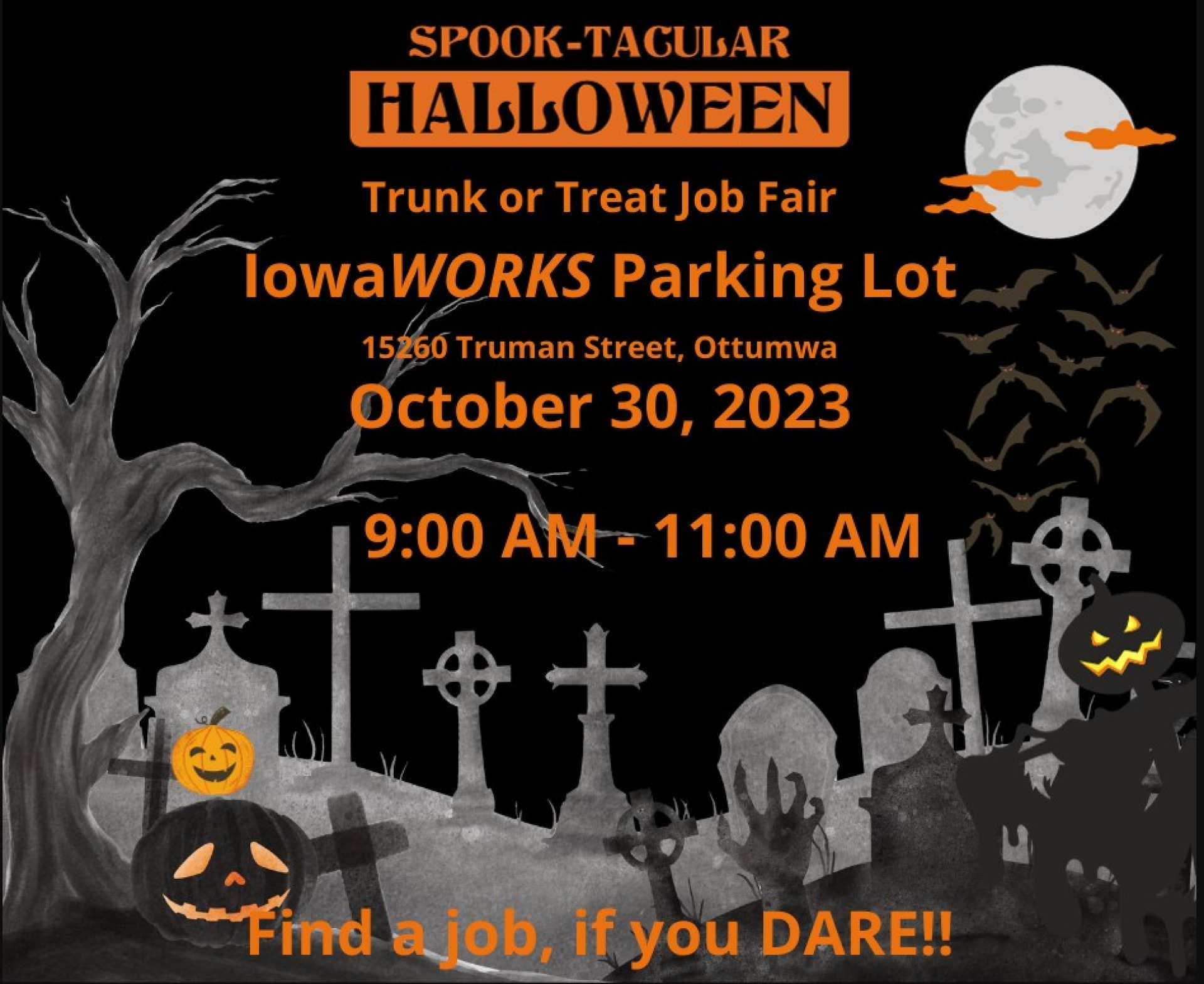 Spook-tacular Trunk or Treat Style, Job Fair