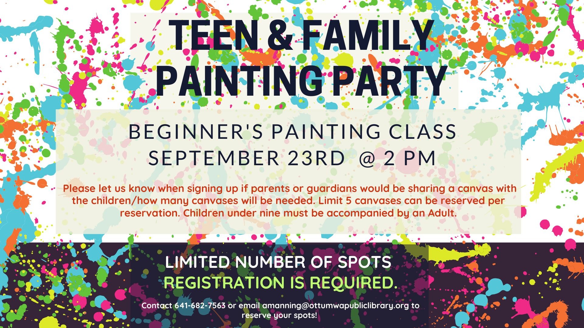 Teen & Family Painting Class