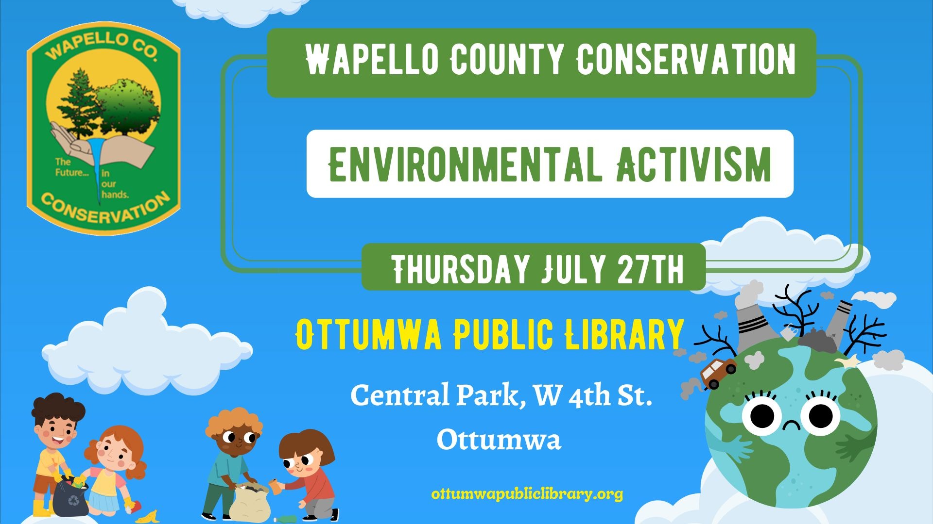 Wapello County Conservation: Environmental Activism